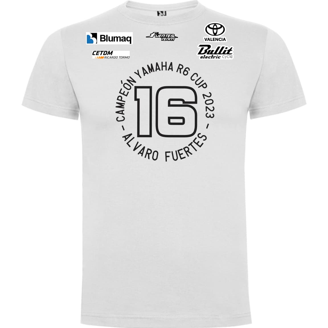 Camiseta Campeón Yamaha R6 Cup 2023 — imagen 1